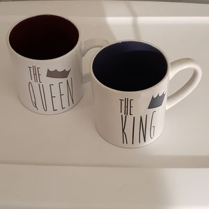 Set of 2 Mugs: 
 The King | The Queen